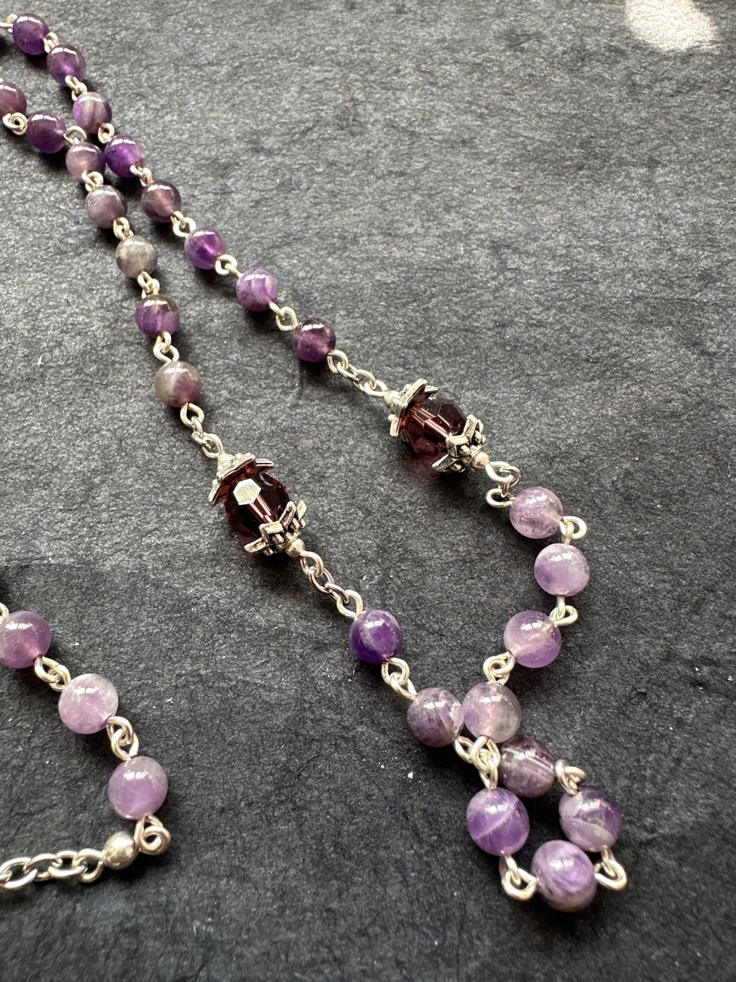 Amethyst Baphomet Rosary