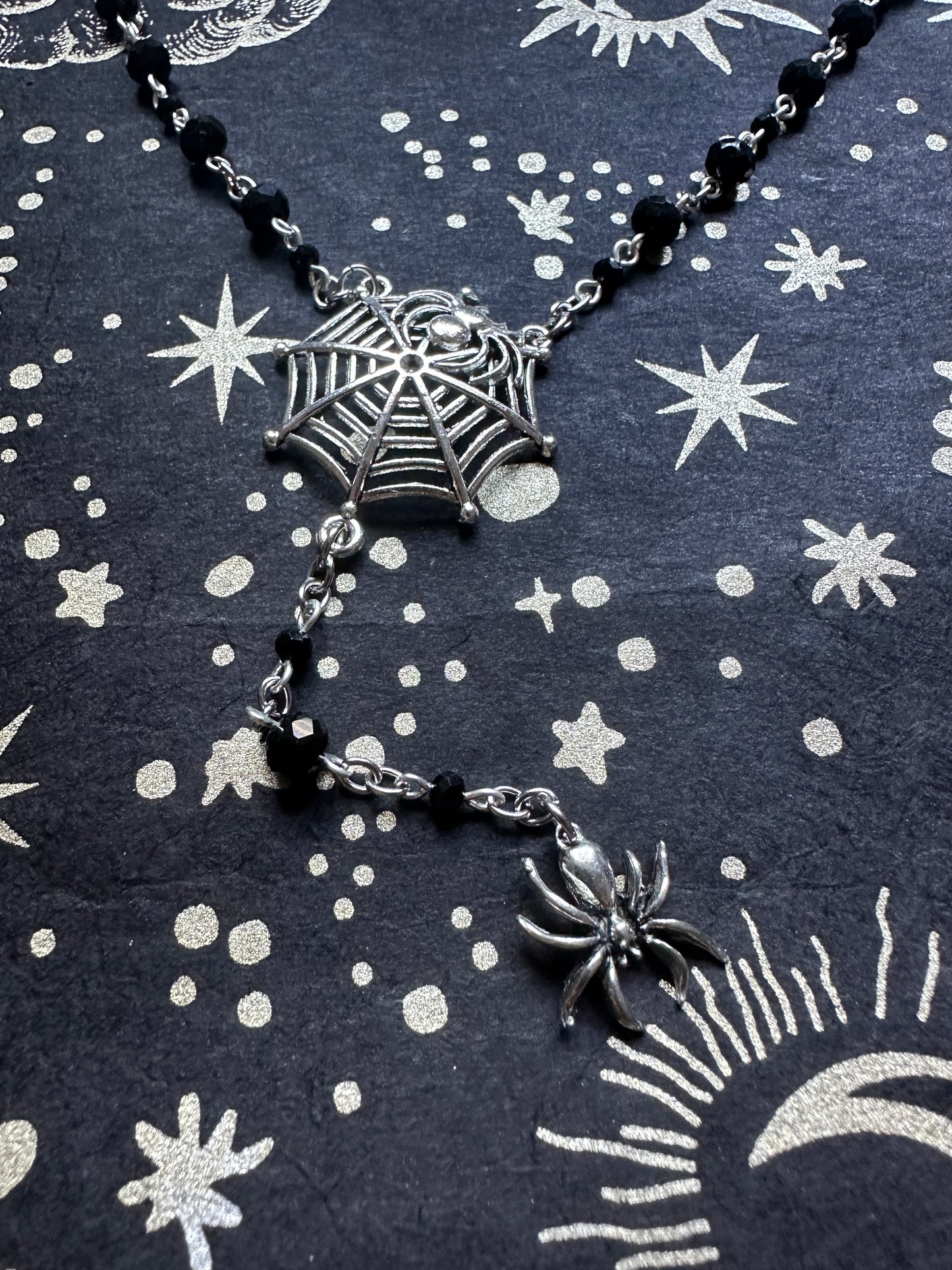 Gothic spider choker