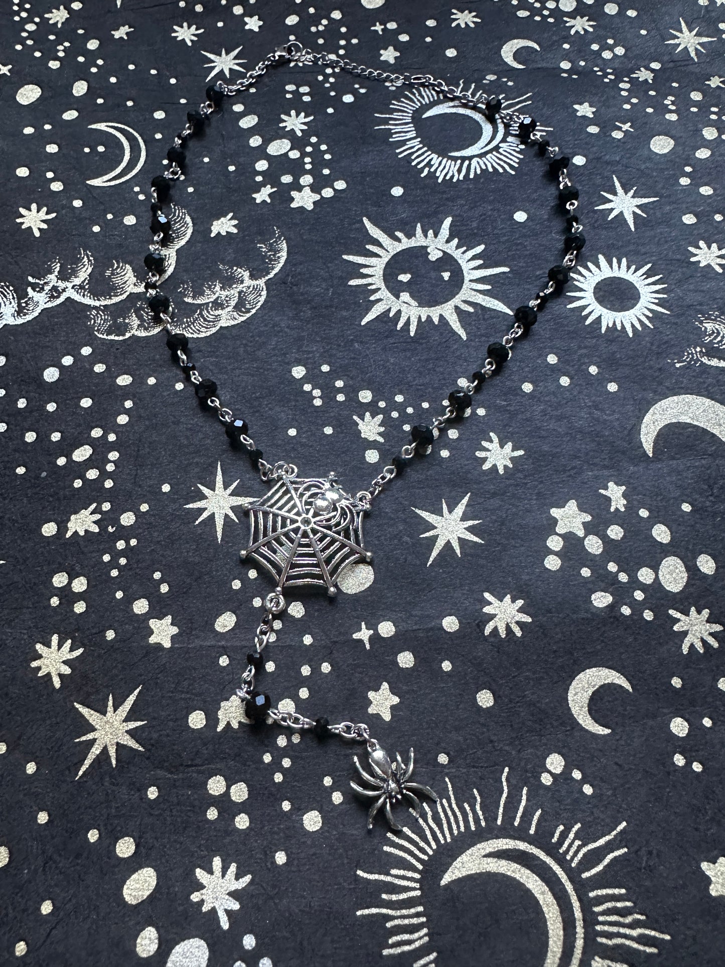 Gothic spider choker