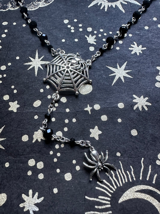 Gothic spider choker