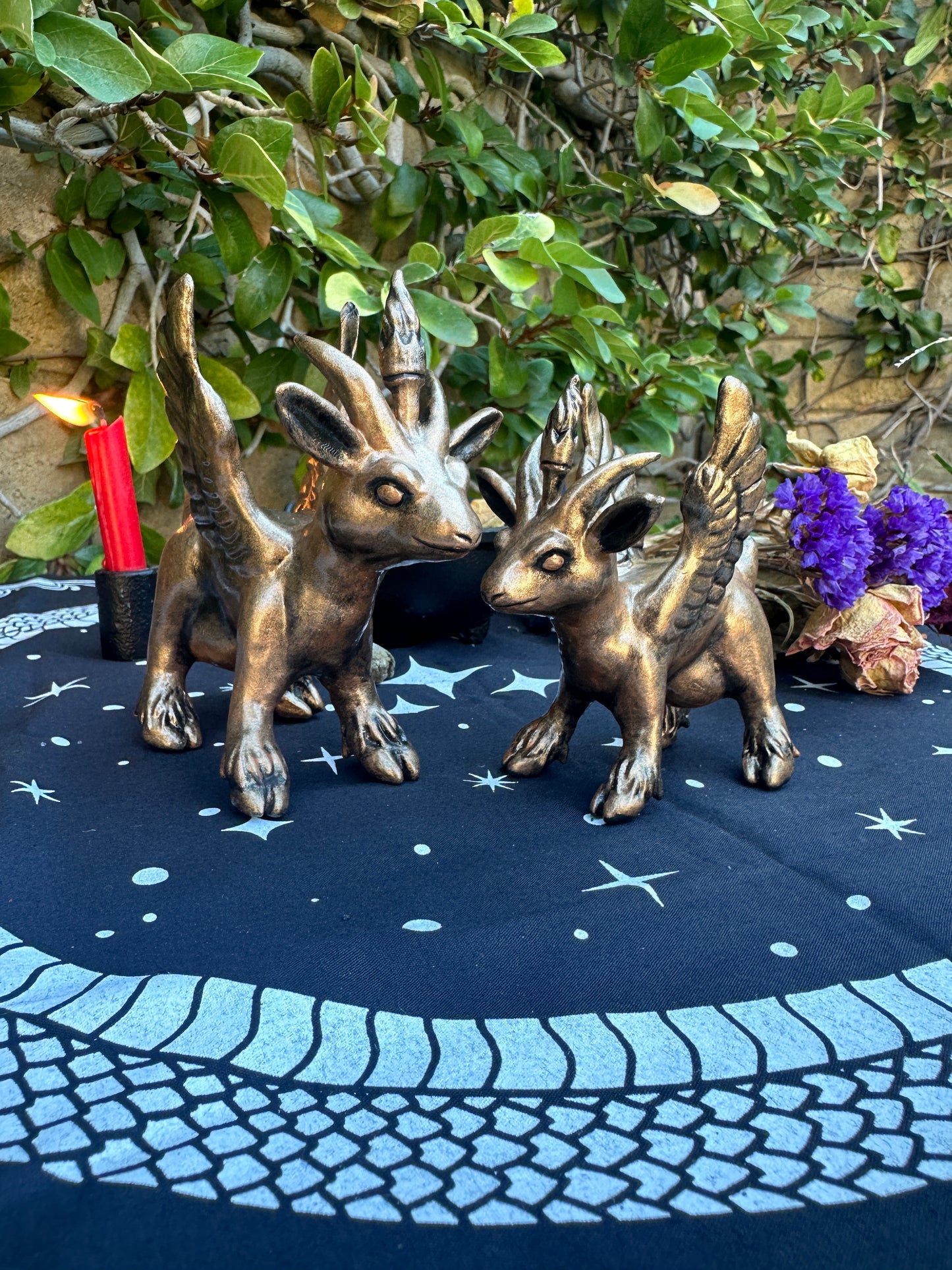 GOLD Baby Baphomet figurine