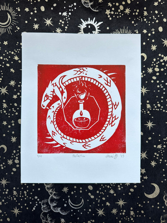 "Perfection" Tier 1 Red Acrylic