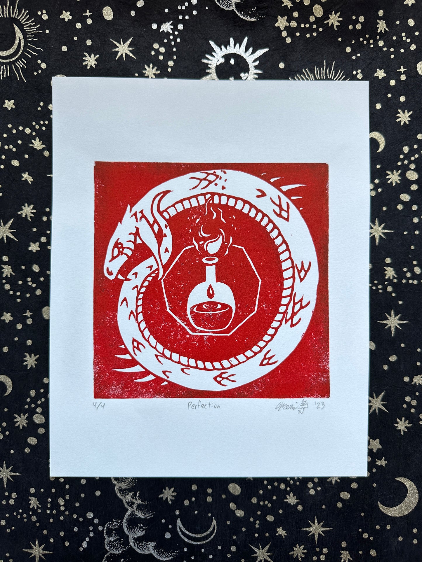 "Perfection" Tier 1 Red Acrylic