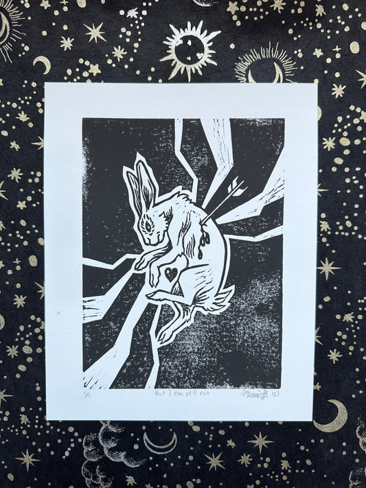 "But I can still run" Tier 2 Black Acrylic