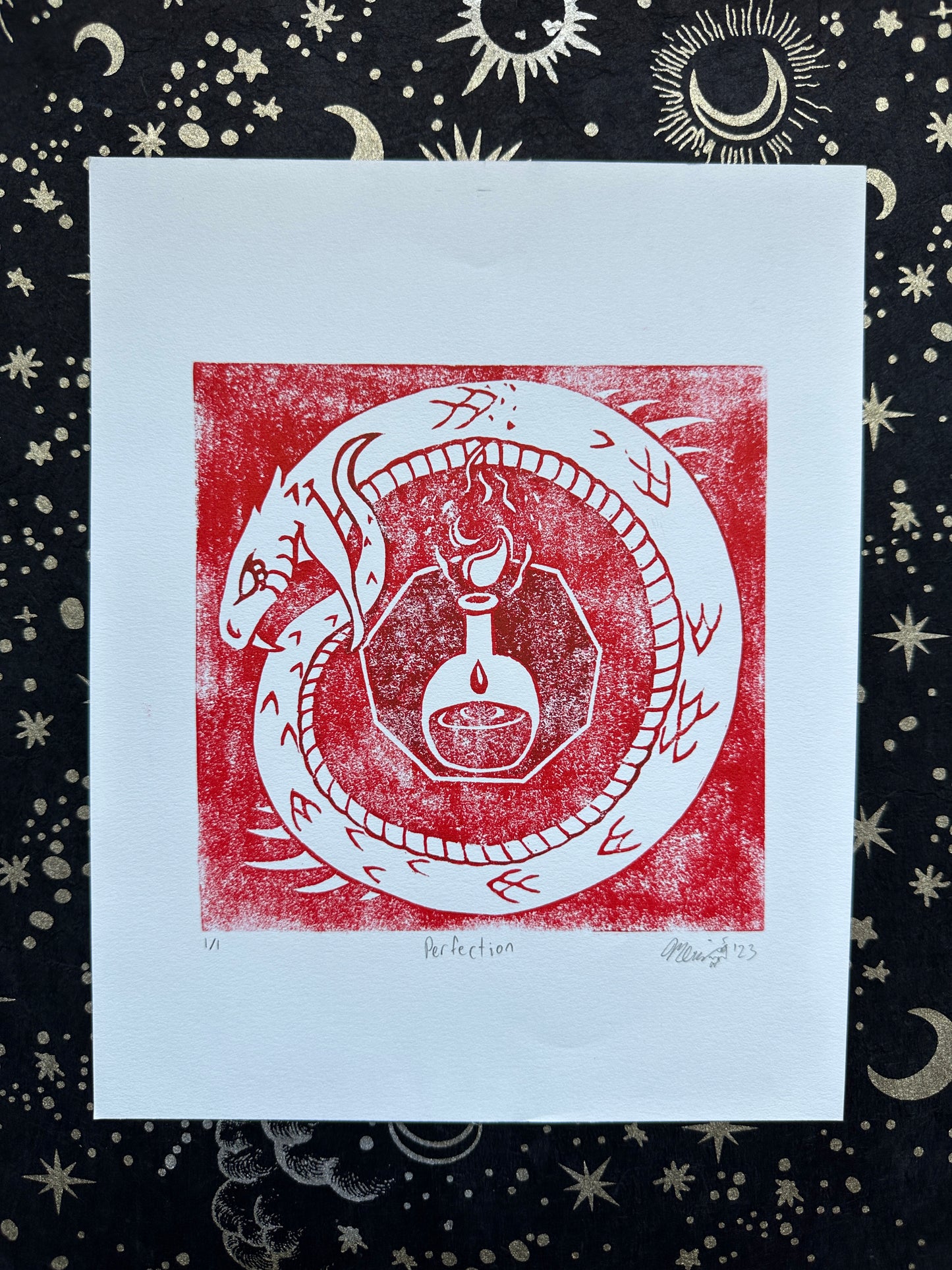 "Perfection" Tier 2 Red Acrylic