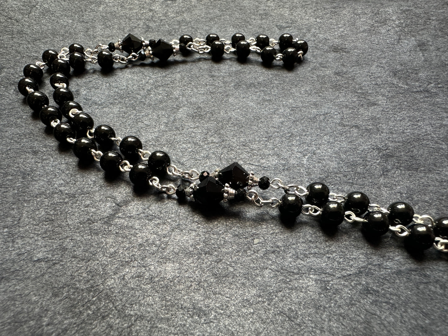 Original Black Lucifer Sigil Rosary